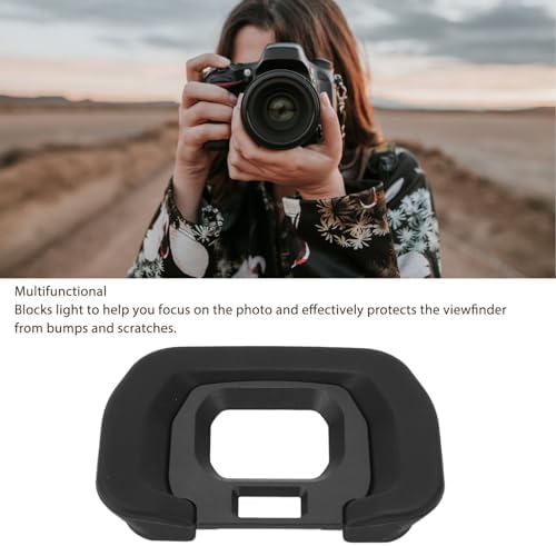 Viewfinder Eyecup Replacement, ABS Rubber Protector with Eyepiece for Mirrorless Cameras - Image 4