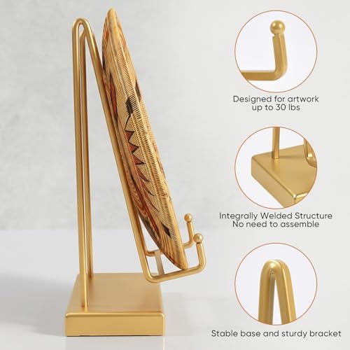 8'' Plate Stands for Display, No Assembly Required Picture Frame Stand - Image 5