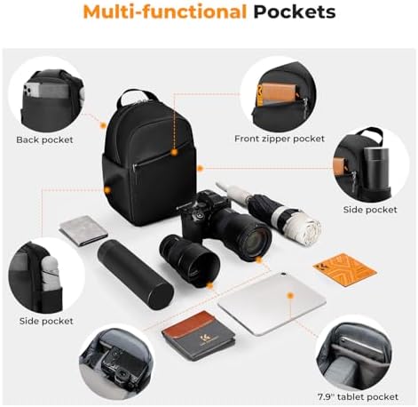K&F CONCEPT Camera Sling Bag, Compact Photography Bag for DSLR Mirrorless - Image 3