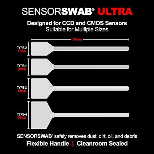 Photographic Solutions Sensor Swab Ultra 24mm Type-3 Digital Imaging Sensor Cleaner Swabs for Cleaning Full Frame Mirrored or Mirrorless Cameras. Sensor Dust & Oil Remover (Pack of 12) - Image 4