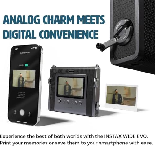 Fujifilm INSTAX Wide Evo Instant Film Camera (+ Extra Film (40 Sheets)) - Image 4