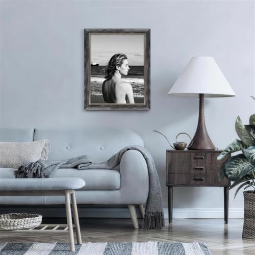 XUANLUO 11x14 Picture Frames Set of 4,Rustic Retro Photo Frame(Mix Color) - Image 5