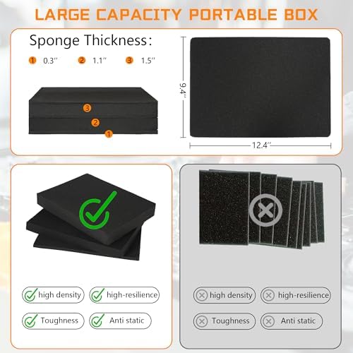13 Inch Hard Carrying Storage Case - Image 6