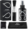 C Coiro Camera Lens Cleaning Kit 3in 1– Lens Cleaner Spray 100ml, Soft Brush & Microfiber Cloth – DSLR, Mirrorless Camera Cleaner Compatible for Canon, Nikon, Sony by CCoiro
