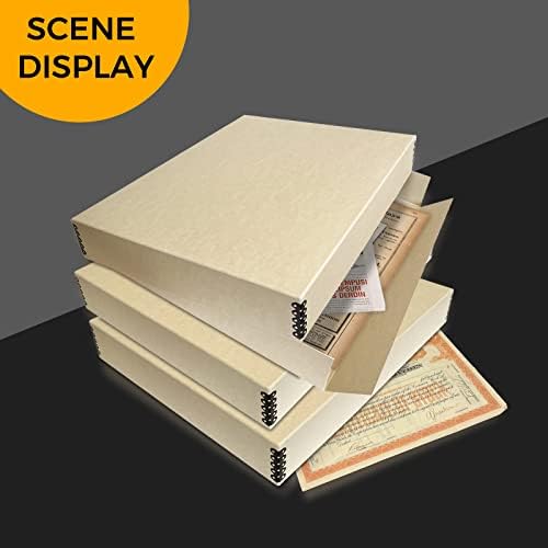 Golden State Art, Archival Storage Box, Tan-17.75x22.75x3 Inch, Pack of 2 - Image 5