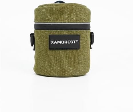 Camera Lens Case Lens Bag Compatible (3.15" x 3.74"(Canvas, Green)) - Image 3