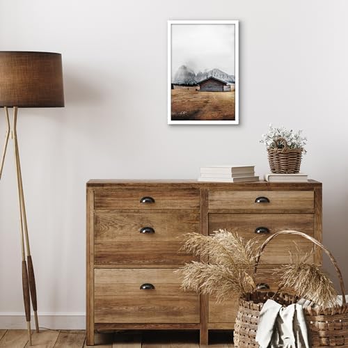 Americanflat 18x12 Poster Frame - Slim Molding - White - Image 5