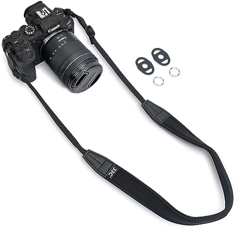 Soft Camera Neck Strap for Canon R5 R6 Mark III II for Sony RX10V A7M5 A7CR by JJC