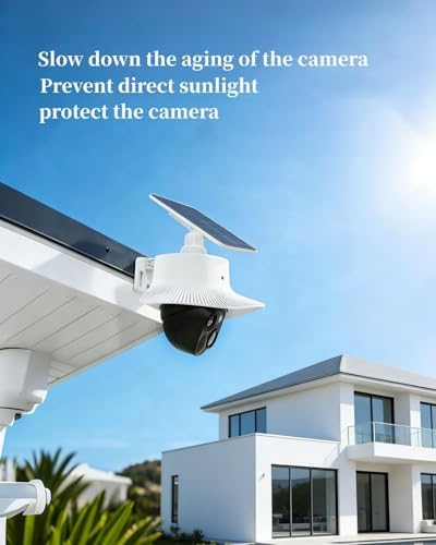 Outdoor Rain Cover for Solar Security Cameras, Compatible with Eufy S340, Dustproof and UV Resistant - Image 2