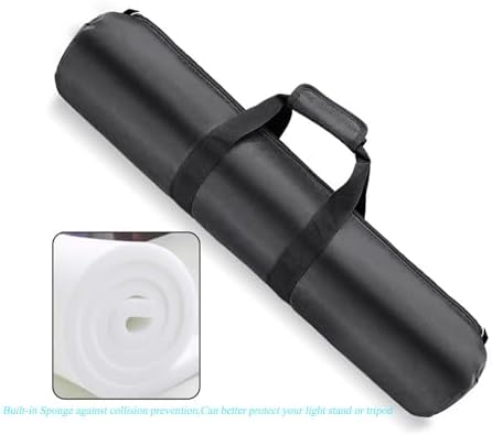 43x5x5 inch/110x13x13cm Tripod Carrying Case Heavy Duty Oxford Package Bag with Shoulder Strap Padded for Light Stand, Tripod, Monopod, Umbrella, Softbox, Boom Stand,Mic Stand - Image 3