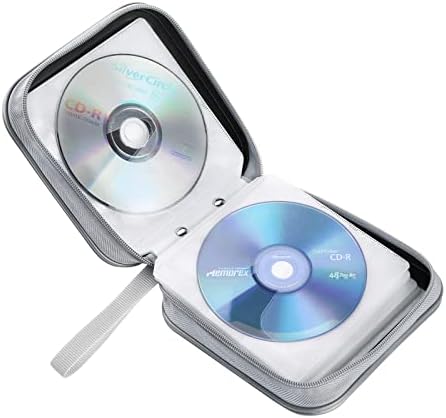 Siveit CD/DVD Cases 40 Capacity Disc Storage Binder for Car(Black) - Image 5