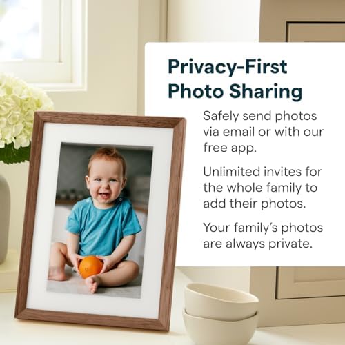 Skylight Digital Picture Frame 2 – 10" Full HD Touchscreen, Walnut - Image 6