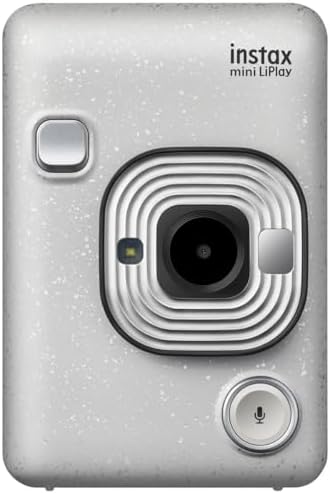 Fujifilm Instax Mini Liplay Hybrid Instant Camera - Stone White by FUJIFILM