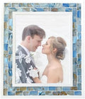Beach Picture Frame 8x10, Mother of Pearl Photo Frame, Blue Grey, 1pc by GIFTME5