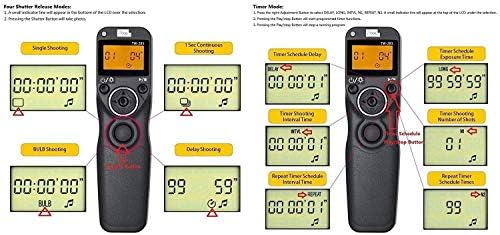 Pixel Timer Shutter Release Remote Control TW283-DC2 Remote Release for Nikon D5600 D3100 D3200 D3300 D5000 D5100 D5200 D5300 D5500 D90 D7000 D7100 D7500 D600 D610 D750 Z6 Z7 - Image 3