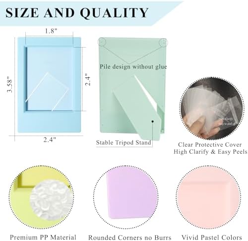 Picture Frames and Craft Gem Stickers for Polaroid Instax Mini Films - Image 2