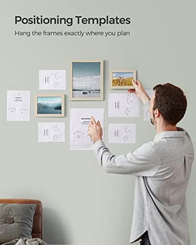 SONGMICS Collage Picture Frames, Set of 10, Glass - Image 4