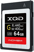 XQD 64GB Memory Card, 5X Tough MLC XQD Flash Memory Card High Speed G Series| Max Read 440MB/s, Max Write 400MB/s by INDMEM