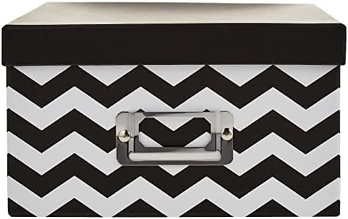 Pioneer Photo Albums B-1BW/CHEV Chevron Design Photo Storage Box (Pack of 6) - Image 2