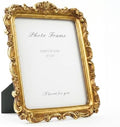 Cuspin 8x10 Gold Vintage Picture Frame Ornate Floral Antique Photo Frame by Cuspin
