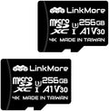 LinkMore 256GB (2-Pack) Agon Micro SD Card, A1 U3 V30, Up to 100MB/s by LinkMore