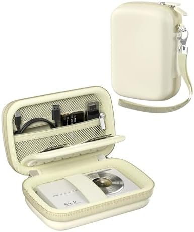 ProCase Digital Camera Case for KODAK Pixpro, Compact Travel Bag -Cream by ProCase