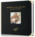 Beautiful Linen Scrapbook Photo Album 10"x10" - 40-Page Blank Guest Book by ZICOTO