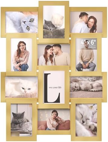 SONGMICS Collage Picture Frames, 4 x 6 for Wall Decor, Set of 12 by Unknown