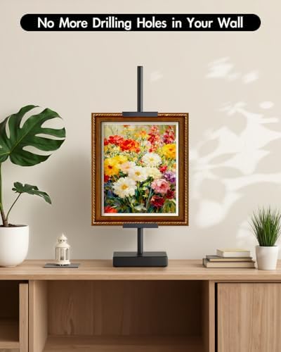 Rofio 17" Adjustable Tabletop Easel, Picture Frame Stand for Signs, Black - Image 4