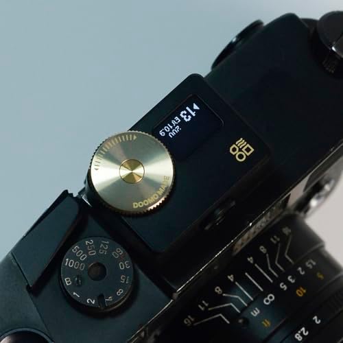 OLED Light Meter, Meter S Brass Version, New Screen Design, Real-time Metering and One-Button Metering for Vintage Cameras (Brass Dial) - Image 3