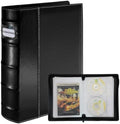 PU Leather CD/DVD Storage Binder with Zipper - 1 Pack by Salajory