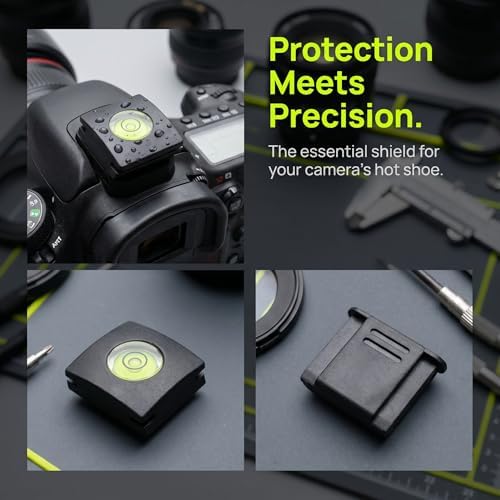 MOBOREST Camera Level Hot Shoe Level Hot Shoe Cover Flashlight Bubble Level Protector for Canon Nikon Panasonic Fujifilm Olympus Pentax Sigma DSLR/SLR/Evil (4+2PCS) - Image 5
