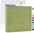 Mublalbum 8x8 Inch 3 Ring DIY Scrapbook Photo Album 40 Pages, Green by Mublalbum
