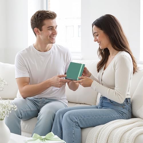 Vienrose Polaroid Photo Album Binding Cloth Photo Book for Instax Fuji 2 x3 Inch Photo Fits Fujifilm Mini 12 11 9 Snap PIC-300 52 Pockets 2 Pack, Aqua - Image 5