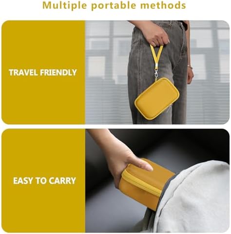 Camera Case for Panasonic LUMIX ZS99 / ZS300 Digital Camera, Yellow - Image 6