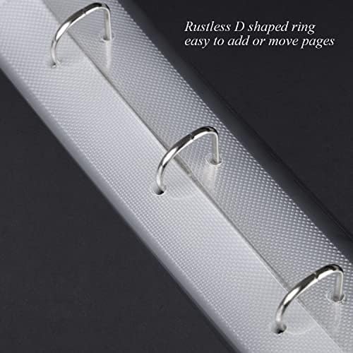 1DOT2 8x8 Inch 3 Ring DIY Scrapbook Photo Album, Beige - Image 5