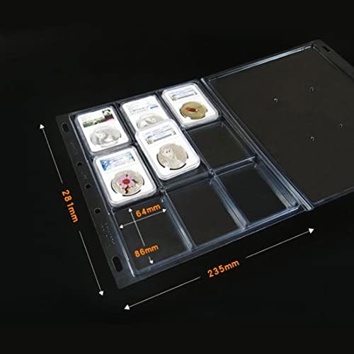 MUDOR Coin Slab Binder with 2 Sheets Coin Slab Sleeves for PCGS NGC - Image 3