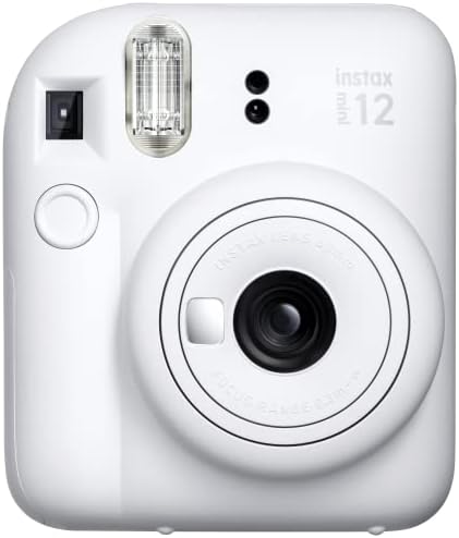 Fujifilm Instax Mini 12 Instant Film Camera, Clay White by FUJIFILM
