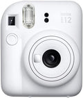 Fujifilm Instax Mini 12 Instant Film Camera, Clay White by FUJIFILM