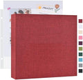 Mublalbum 12x12 Inch 3 Ring DIY Scrapbook Photo Album 40 Pages, Red by Mublalbum