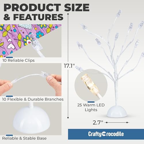 LED Gift Card Tree Holder to Hold Gift Cards, Lottery Tickets, Money - Image 2