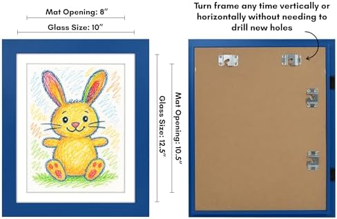 Americanflat 8.5x11 Changeable Kids Art Frame - Sapphire Blue - Image 3