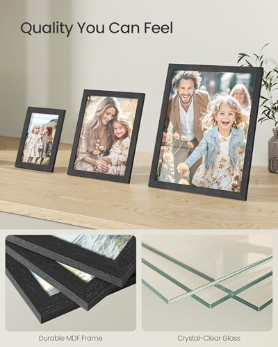 SONGMICS Collage Picture Frames, Set of 10, Glass - Image 3