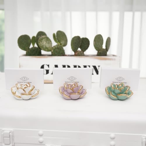 Business Card Holder & Name Display Stand Desk Organizer Vertical - Image 6