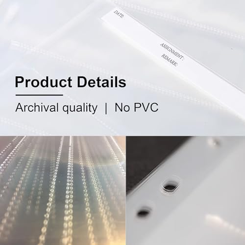 100PCS-YCCLDIPL Archival Storage Sheets - 135Negative Page Preservers for 135 Film (100 Archival Storage Sheets) - Image 7
