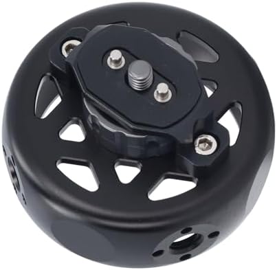 Round Camera Cage Grip - Aluminum Alloy Non Slip Hand Grip for Mirrorless Cameras with 1/4 Inch & 3/8 Inch Screw Holes - Image 6