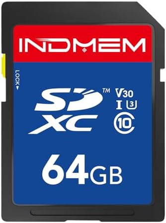64GB SD Card, High Speed up to 90M/S, C10/U3/V30, SDXC UHS-I Memory Cards, Full HD & 4K Video Compatible with Digital Camera, HD Camcorders, DSLR and PC, 64GB(1pc) by elecacc