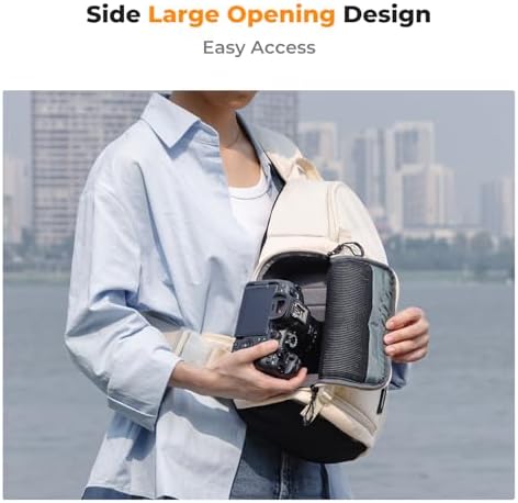 K&F CONCEPT Camera Sling Bag, Compact Crossbody Backpack, 10L - Image 2