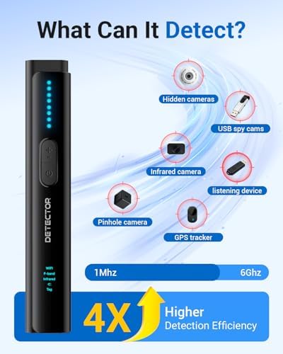 Hidden Camera Detectors GPS Tracker Detector for Travel, Hotels - Image 6