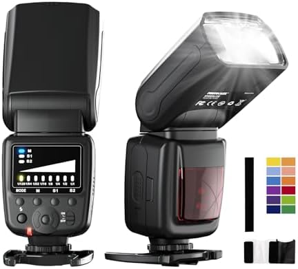 PHOTOOLEX Camera Flash Speedlite FK300, GN33, Manual S1/S2 Wireless by PHOTOOLEX
